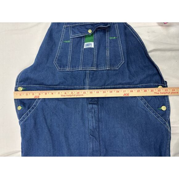 Liberty Mens Blue Denim Overalls Workwear Size 42x30 Utility Farmer Country - Picture 5 of 7